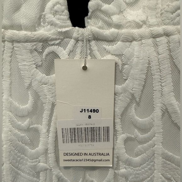 Ruby Sees Alexander Event Dress White - NWT 8 - Picture 6 of 11